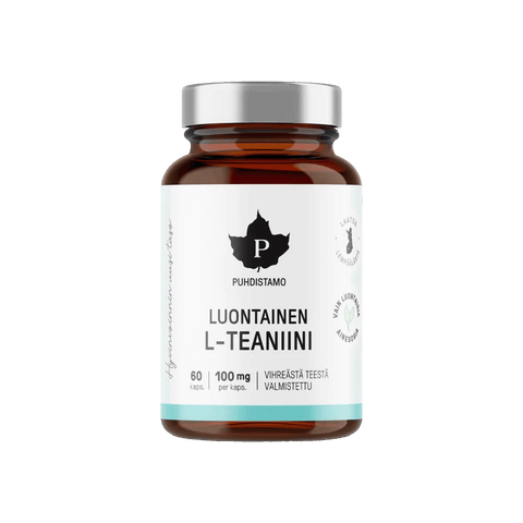 Puhdistamo L-Theanine Natural - 60 kapslí